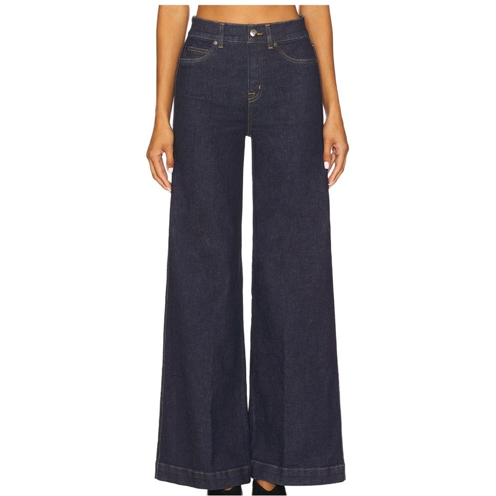 SPANX indigo Flare Jeans